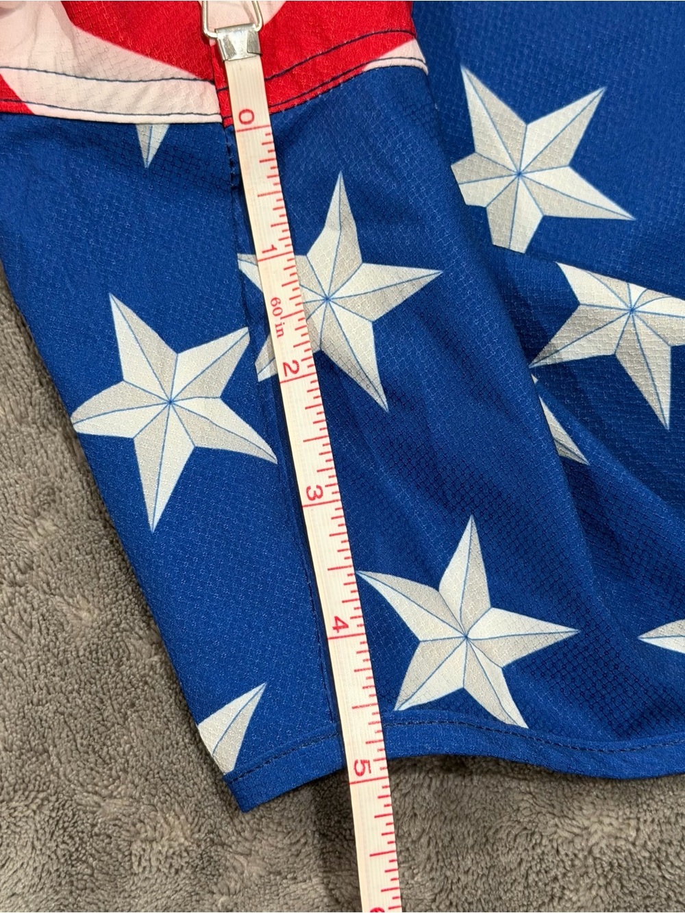 Born Primitive Patriotic Stars & Stripes Athletic Shorts - Red, White, Blue - Picture 6 of 6